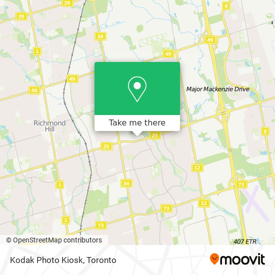 Kodak Photo Kiosk map