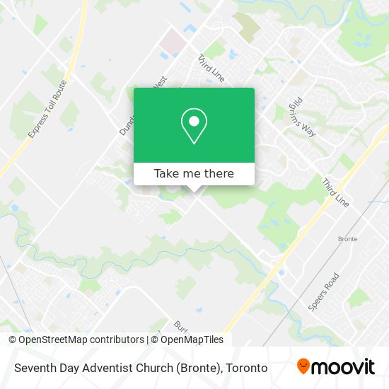 Seventh Day Adventist Church (Bronte) map