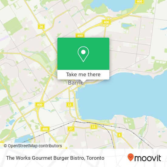 The Works Gourmet Burger Bistro map