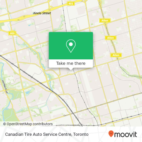 Canadian Tire Auto Service Centre map