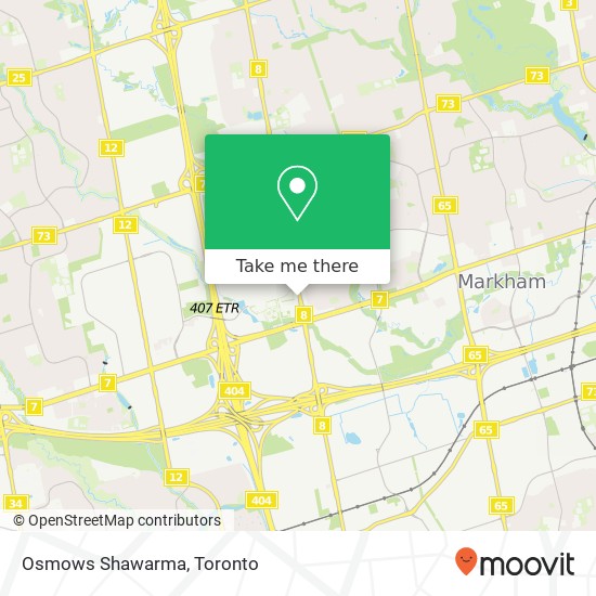 Osmows Shawarma map