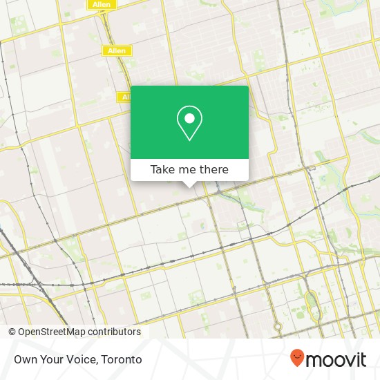 Own Your Voice map