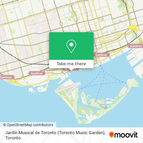 Jardín Musical de Toronto (Toronto Music Garden) map