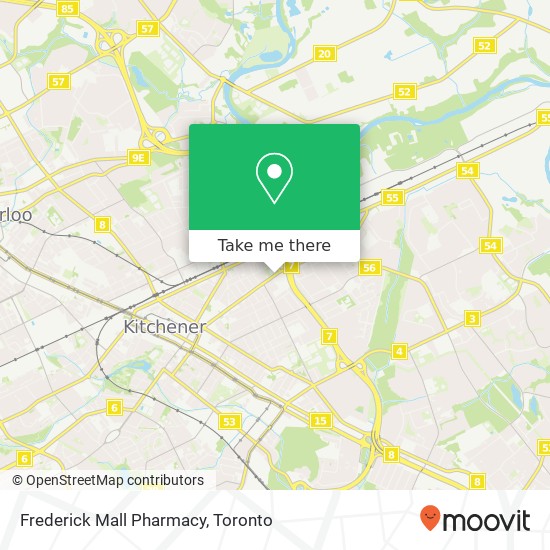 Frederick Mall Pharmacy map