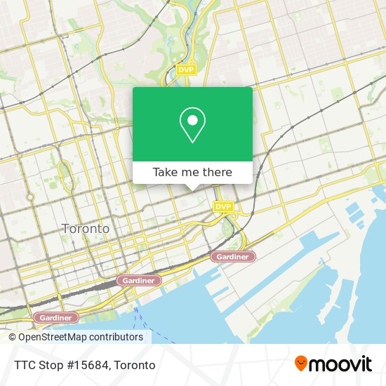 TTC Stop #15684 map