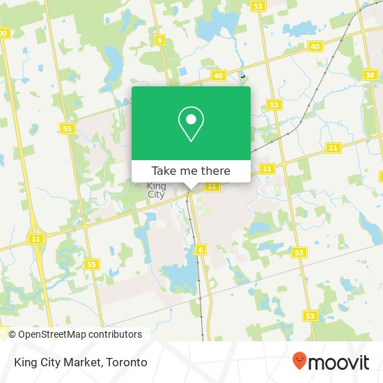 King City Market map