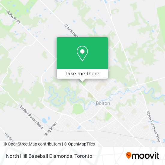 North Hill Baseball Diamonds plan