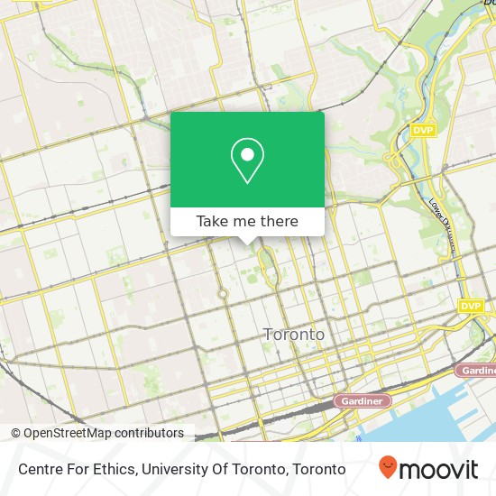 Centre For Ethics, University Of Toronto plan