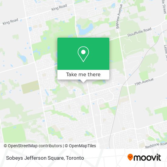 Sobeys Jefferson Square map