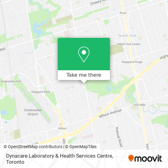 Dynacare Laboratory & Health Services Centre map