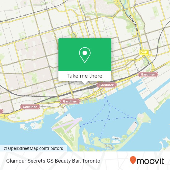 Glamour Secrets GS Beauty Bar map