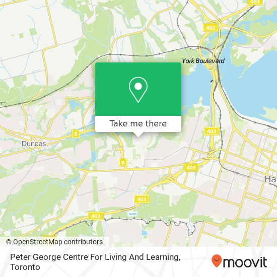 Peter George Centre For Living And Learning map