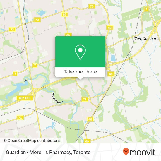 Guardian - Morelli's Pharmacy map