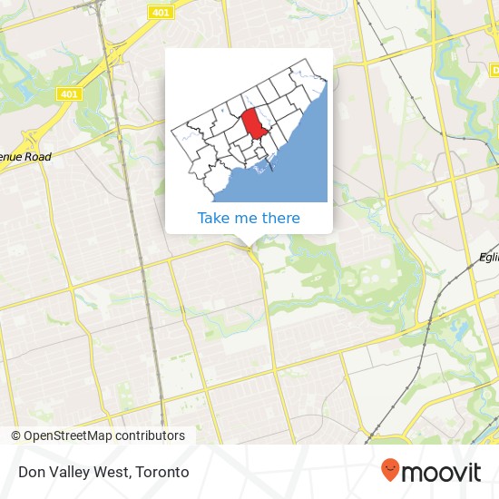Don Valley West map