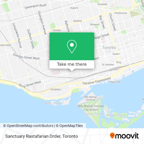 Sanctuary Rastafarian Order map