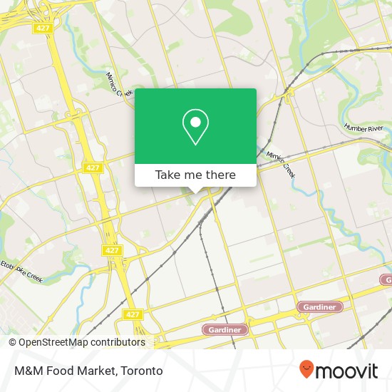 M&M Food Market map