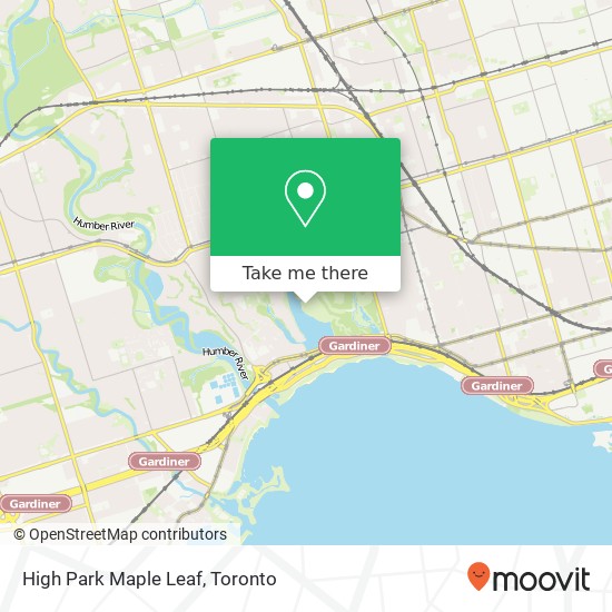 High Park Maple Leaf map