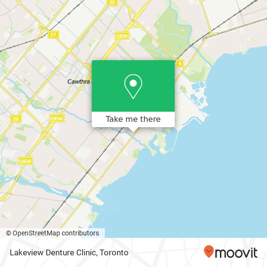 Lakeview Denture Clinic map