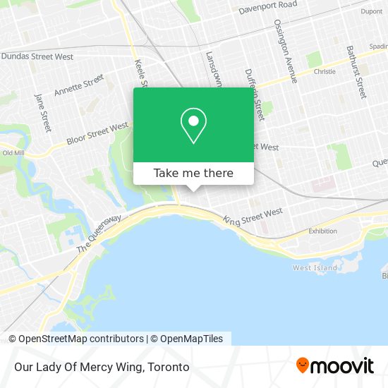 Our Lady Of Mercy Wing map