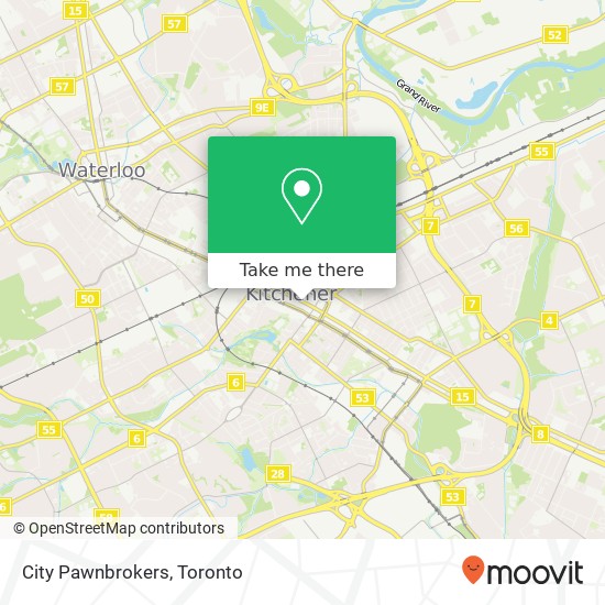City Pawnbrokers map