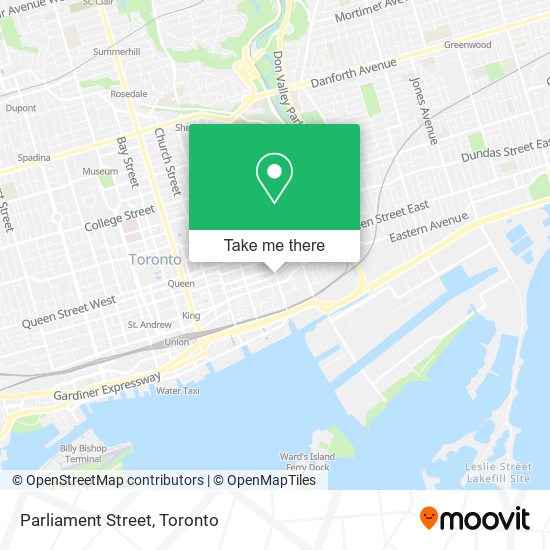 Parliament Street map