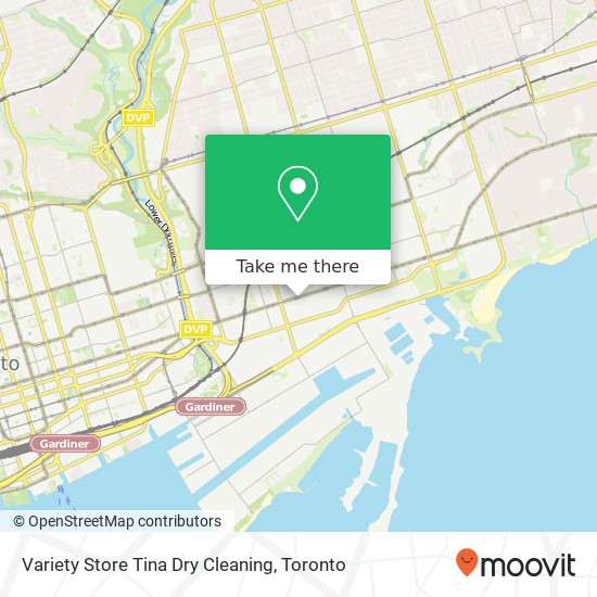 Variety Store Tina Dry Cleaning map