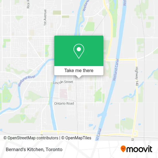 Bernard's Kitchen map