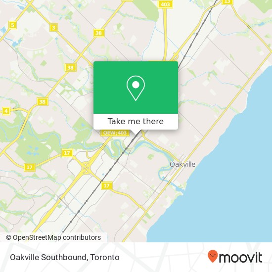 Oakville Southbound plan