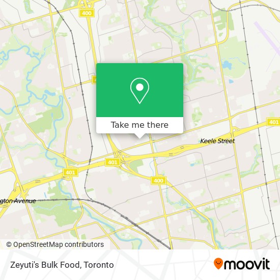 Zeyuti's Bulk Food map