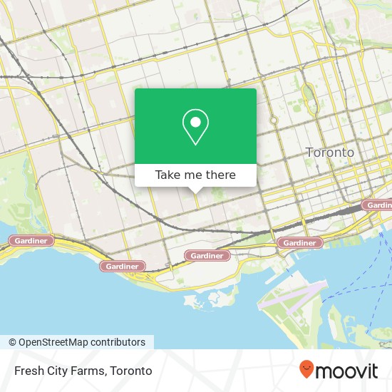 Fresh City Farms map