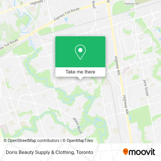 Doris Beauty Supply & Clothing map