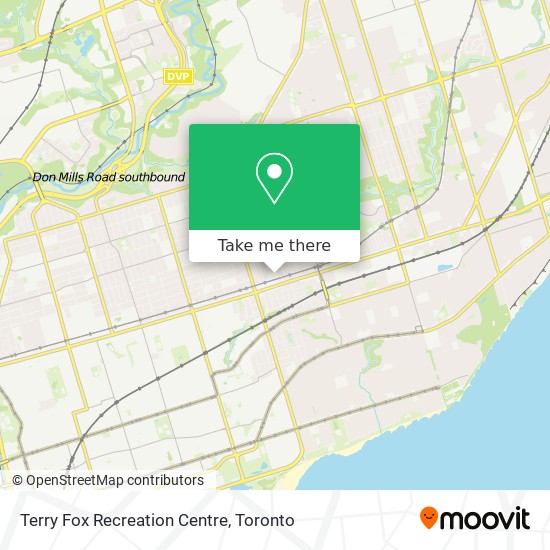 Terry Fox Recreation Centre map