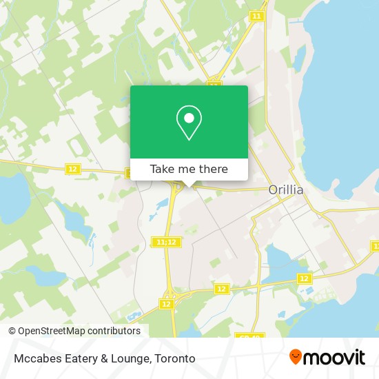 Mccabes Eatery & Lounge map
