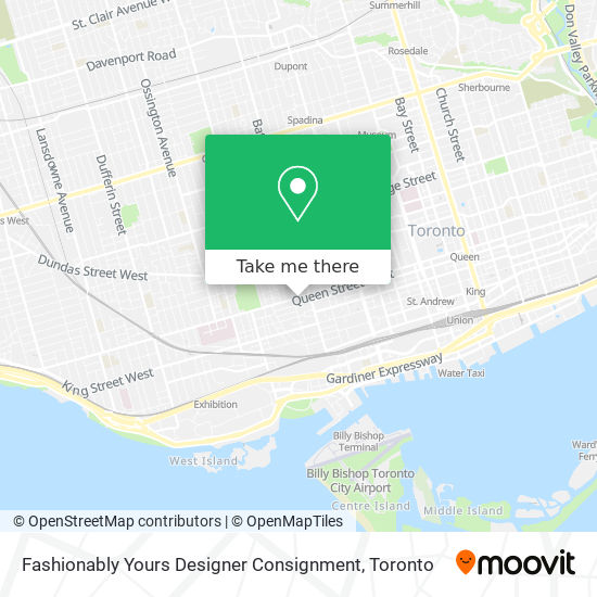 Fashionably Yours Designer Consignment map