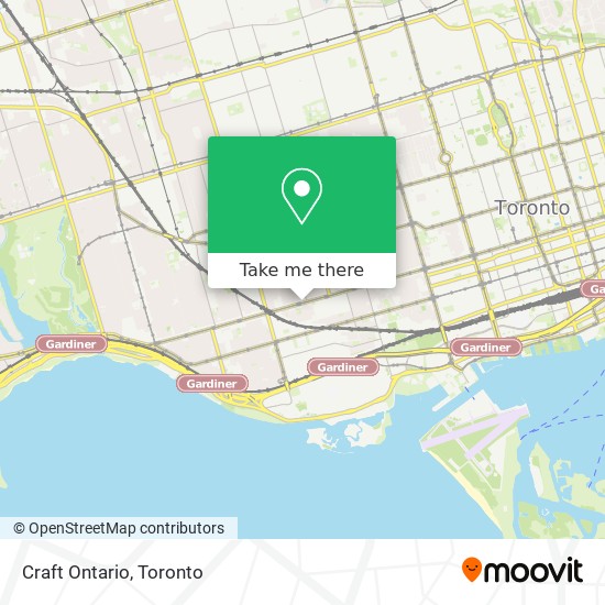 Craft Ontario map