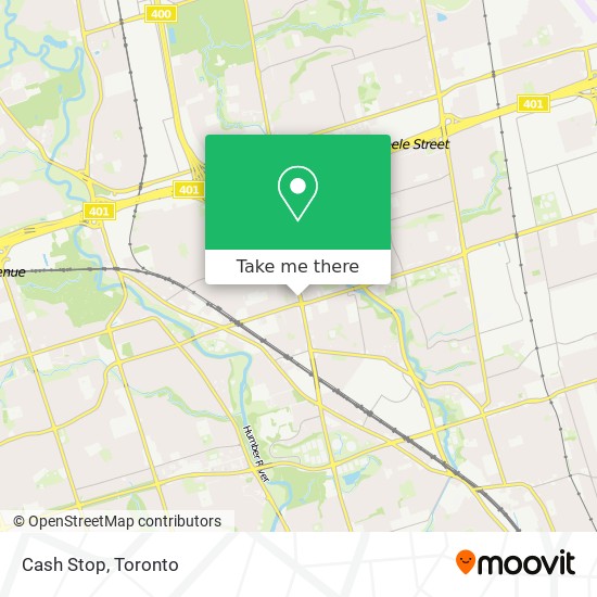 Cash Stop map