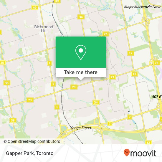 Gapper Park map