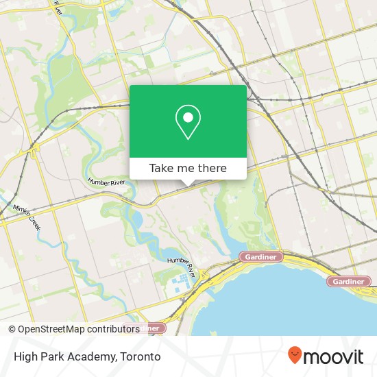 High Park Academy map