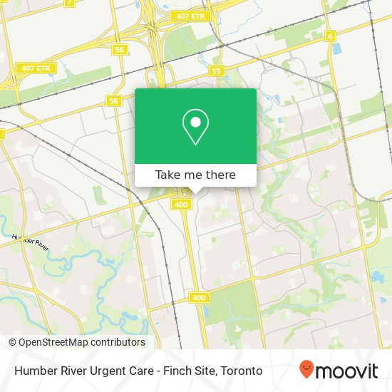 Humber River Urgent Care - Finch Site plan