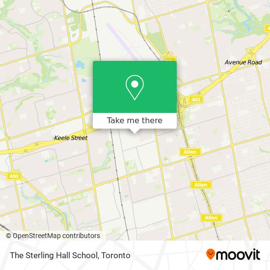 The Sterling Hall School map