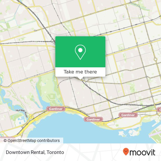 Downtown Rental map