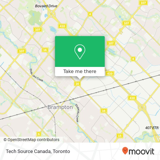 Tech Source Canada map