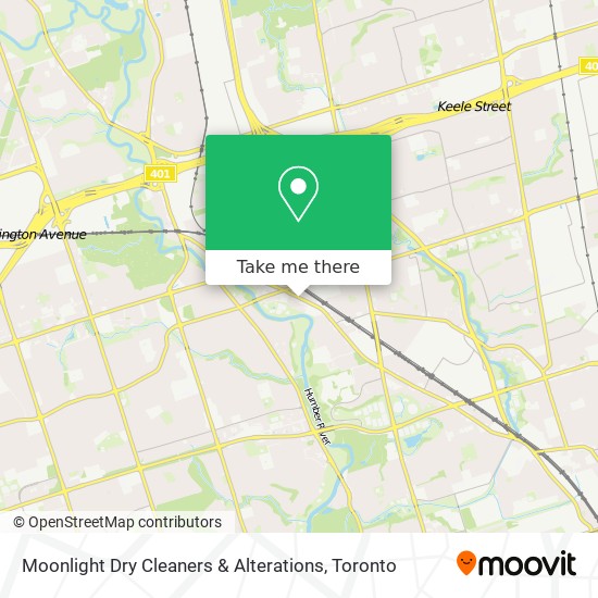 Moonlight Dry Cleaners & Alterations map
