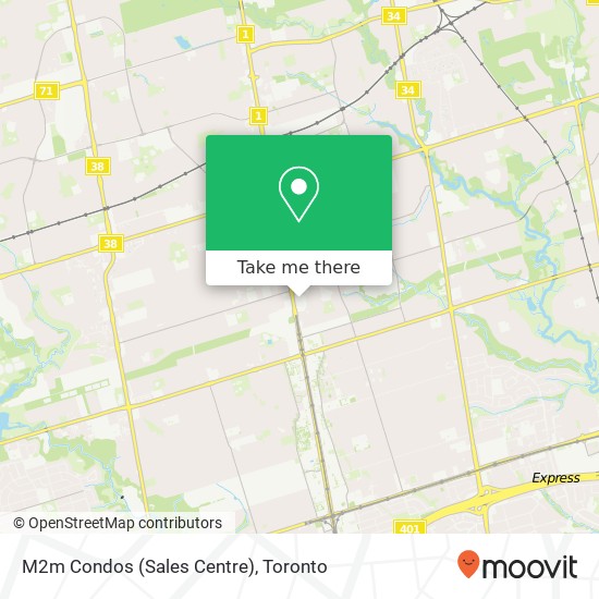 M2m Condos (Sales Centre) map