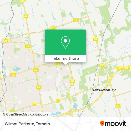 Wilmot Parkette map
