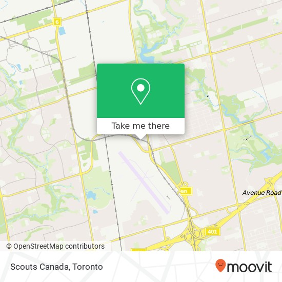 Scouts Canada map