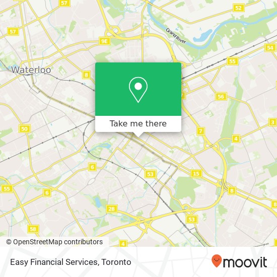 Easy Financial Services map