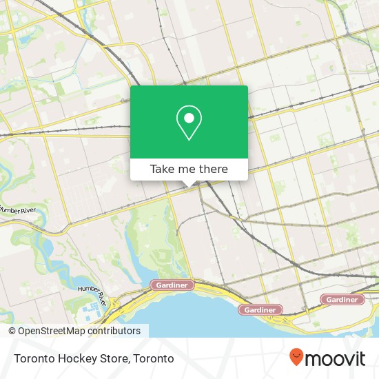 Toronto Hockey Store map