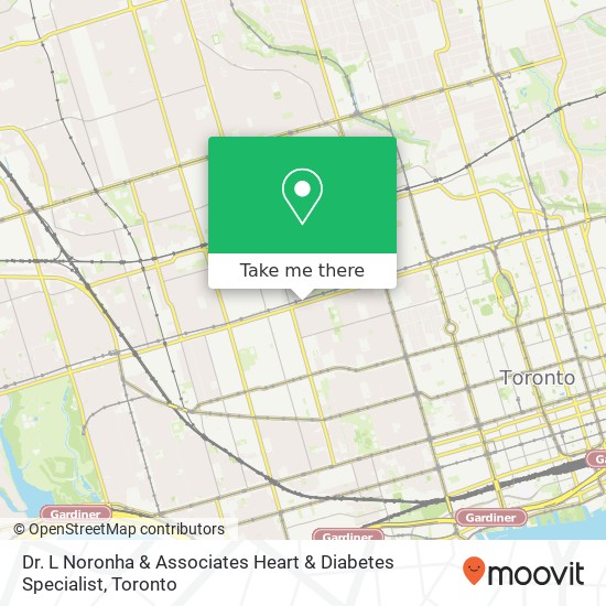 Dr. L Noronha & Associates Heart & Diabetes Specialist map