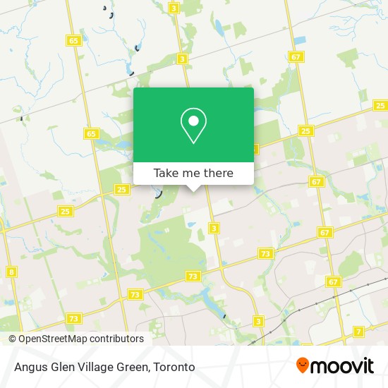 Angus Glen Village Green map